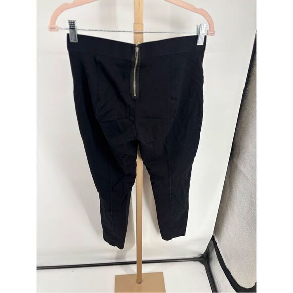 J. Crew black back zip pants size 6R - Picture 7 of 8